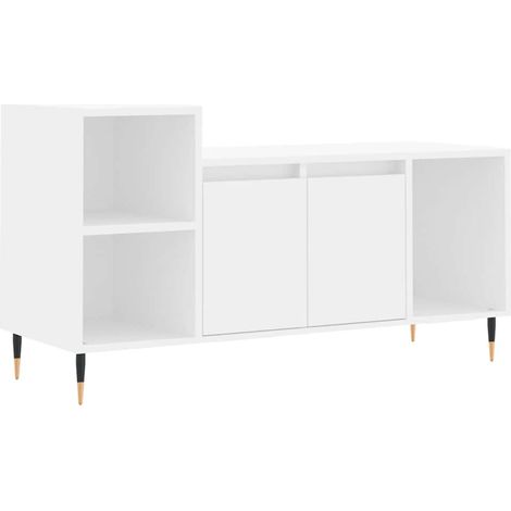 Mobile TV  Armadietto TV  Mobile Porta TV Bianco 100x35x55 cm in Legno Multistrato (1/5)