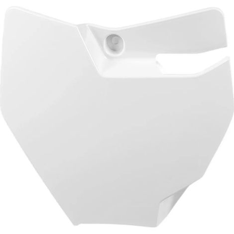 Plaque d'immatriculation UFO PLAST blanche pour modèles KTM (1/2)