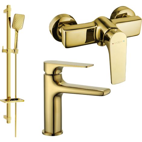 Mexen Lynx DQ62 set doccia, oro - 745904DQ62-50