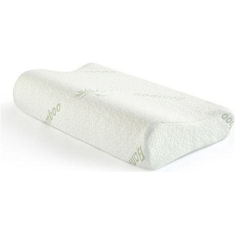 Oreiller en Mousse à Mémoire de Forme - Oreiller Cervical Orthopédique pour Le Sommeil Profond, Oreiller Hypoallergénique Lavable de Soutien Doux Prime Non Oreiller de Taille Standard 5030cm (1/4)