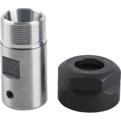 C25‑ER20‑50L Bloc de pinces Mandrin Porte-pince Broche Moteur Arbre Outil de serrage Barre (6 mm) (1/5)