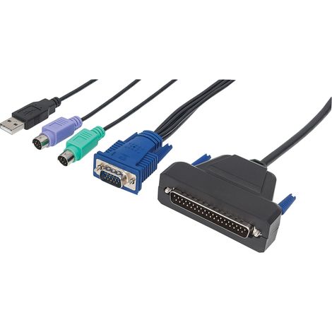 Cavo Console KVM con 1 Porta VGA di Alta Qualit� di Intellinet (1/4)