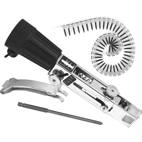 Automatischer Adapter für Nagelpistole, Zubehör für elektrische Bohrmaschine mit Schraube, selbstbohrendes Schrauben-Holzbearbeitungswerkzeug