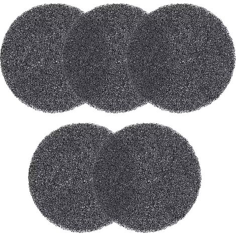 Lot de 5 Filtres à Charbon Actif YYCF-MH01 pour Mini Hotte Aspirante YYMHTBX8, YYMHTBX8G (1/3)