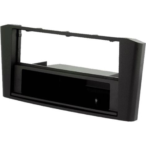 Facade autoradio 1DIN compatible avec Toyota Avensis 03-09 - avec vide poche