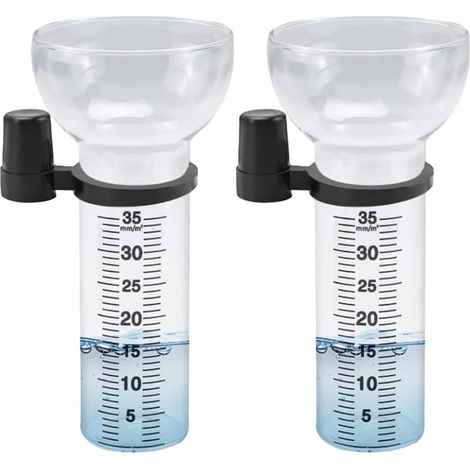 für Regen genaue Glasbecher mit Ständer Regenmesser
