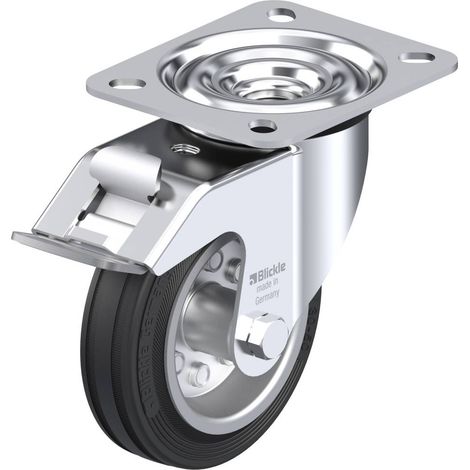 Blickle Roulette pivotante avec frein 100 mm 70 kg (1/2)
