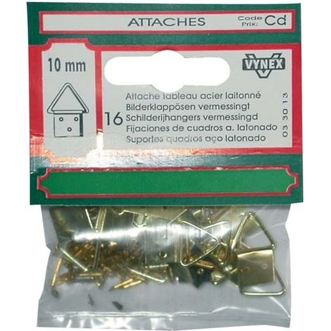 Dreieckiger Messing-Tablarhalter 16 mm Sc - Vynex