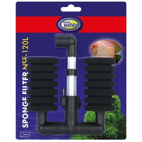 Schwammfilter für biologische Aquarienfiltration bis zu 120 Liter
