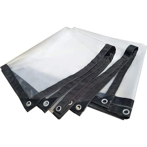 Ecleanfy - Bâche transparente BeGrit 2M x 3M avec œillets, résistante aux intempéries - BIEN-ÊTRE (1/5)