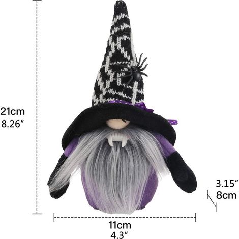 Gesichtsloser Plüsch-Halloween-Gnom, Tischdekoration, Geschenk für Kinder (1/5)