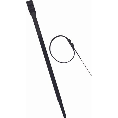 Lot de 100 colliers de câblage 9x260mm - Noir - Thomas Betts (1/3)