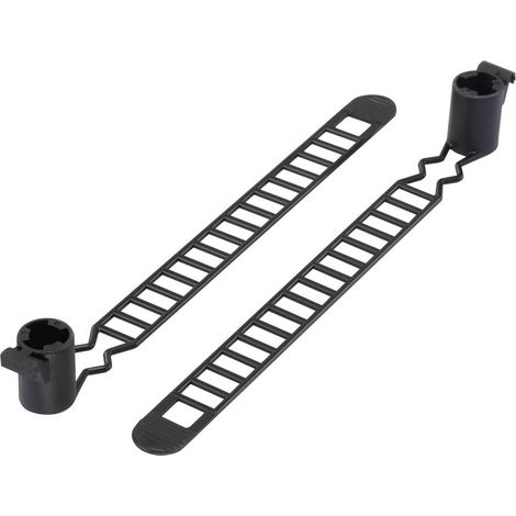 Serre-câble 120 mm x 10 mm noir TRU COMPONENTS TC-MAT-120BK203 1592781 crantage intérieur 1 pc(s) S054691 (1/2)