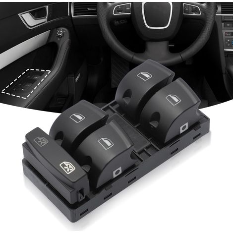 Interrupteur de lève-vitre électrique Contrôle du bouton 4F0959851 pour A3 A6 S6 Q7 interrupteur lève-vitre 4F0959851G 4F0959851A 4F0959851F