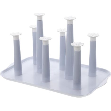 Égouttoir à tasses, porte-bouteilles : porte-tasses inversé, égouttoir à verres, porte-verres à vin, organisateur de bouteilles-AquaForge (1/5)