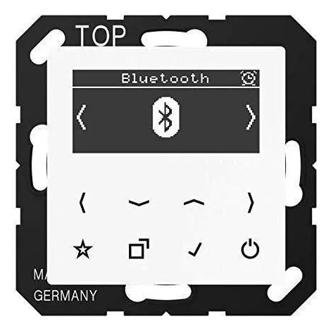 Jung Smart Radio DAB+ Bluetooth®, série AS/A, blanc alpin DAB A BT WW
