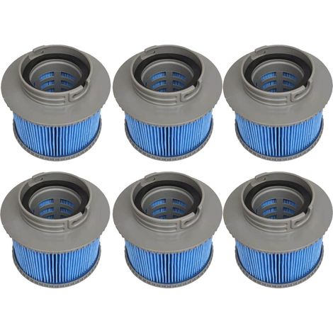 ZOLGINAH Filtros de repuesto para piscina, hotsubbs y spas Cartuchos de filtro de piscina para filtro de spa, bomba de cartucho de filtro para MSPA FD2089 (edición mejorada de 6 filtros) (1/5)