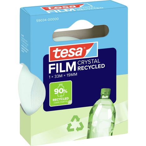tesa ECO & CRYSTAL 59034-00000-00 tesafilm tesafilm® Eco & Crystal Transparent (L x B) 33 m x 19 mm (1/4)
