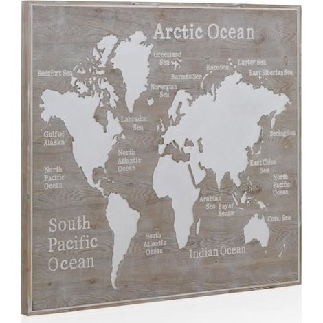 Tête de lit en panneaux MDF plaqué en sapin coloris naturel - blanc - Longueur 110 x Hauteur 100 x Largeur 4,5 cm (1/3)