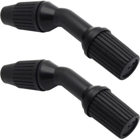 Lot de 2 buses coniques durables pour l'arrosage et le nettoyage (buses noires réglables) (1/5)