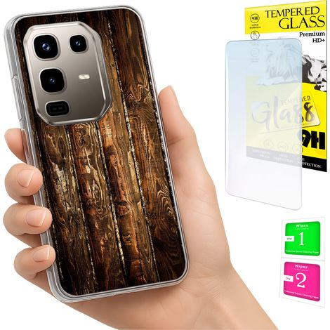Funda para Infinix Note 50 Pro 4G con foto, cubierta trasera y cristal 9H. (1/5)