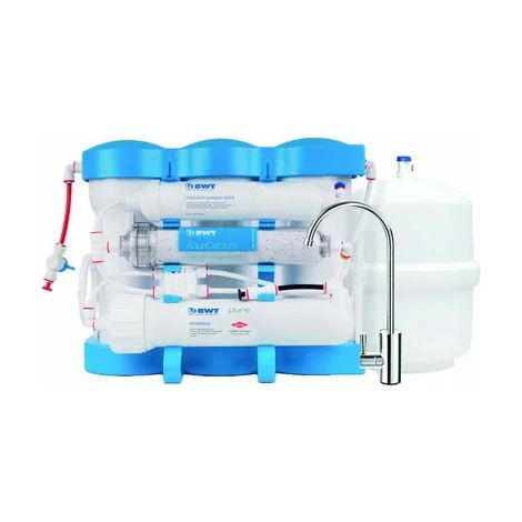 BWT – Purificateur d'eau Ecosoft Pure Aquacalcium – Élimine 99,8 % impuretés – Compact sous évier – Débit 2-3 L/min – Pression 3-6 bars (1/4)