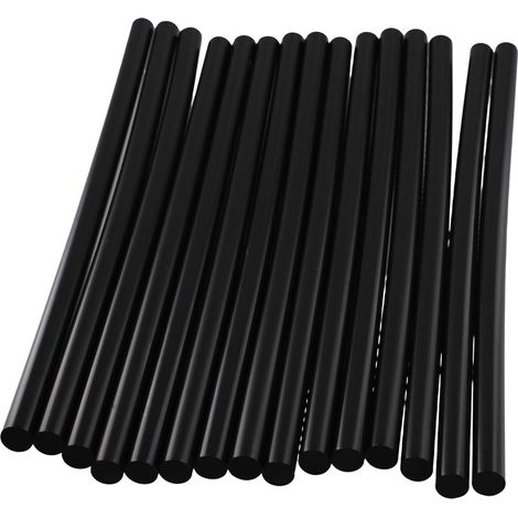 15 PièCes SéRies Bâtons de Colle Chaude, 270 X 11 Mm Noir Thermofusible pour DéBosselage Carrosserie Voiture Artisanat Projets Bricolage (1/5)