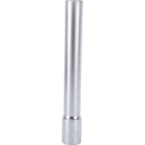 Douille bougie préchauffage longue 120mm, 3/8", CRV chrome vanadium, 10mm (1/4)
