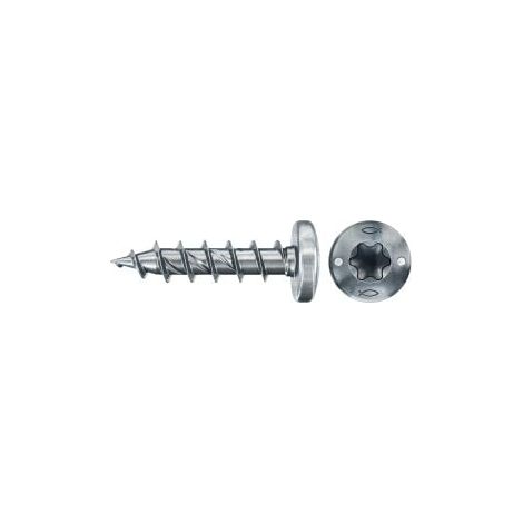 fischer Spanplattenschraube PowerFast FPF II PTF 4,0 x 20 BC 18 Panhead Innenstern TX Vollgew. - 578000 (1/4)