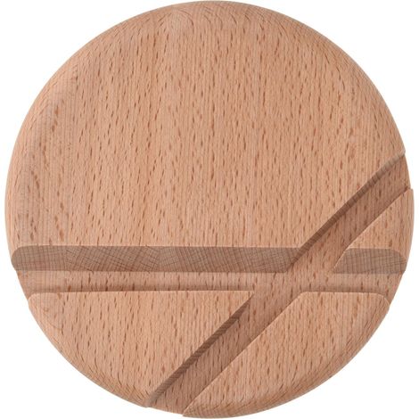 Almohadilla de madera para platos calientes redonda 15,3 cm Fyndig duka (1/5)