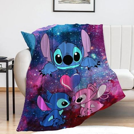 1 pièce Couverture anime en flanelle, ultra douce et légère, 130 x 150 cm, idéale pour canapé, lit ou voyage, cadeau tendance pour femmes, filles et adultes