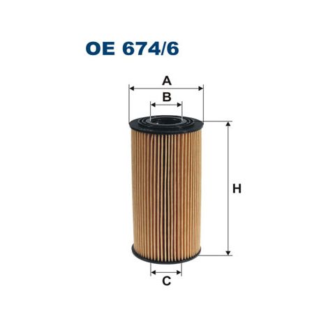Ölfilter OE674/6 Filtron