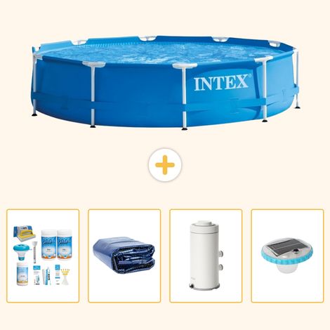 Intex Piscine Tubulaire Ronde - 366x76 cm - 5-pièces S54 (1/5)