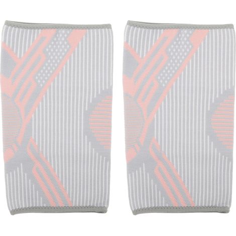 Genouillère Sportive Élastique Respirante Antidérapante, Maintien Chaud pour Course et Vélo, Lot de 2, Rose (1/5)