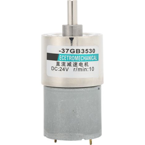 Drehmomentstarker, langsam laufender Gleichstrom-Getriebemotor, 24 V Permanentmagnet XD37GB3530, unterstützt Regler (10 U/min) (1/5)