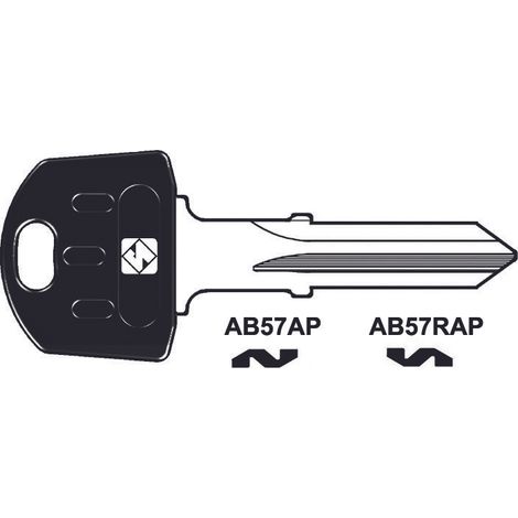 Chiavi per cilindri abus 7 spine piccole - ab57rap sx