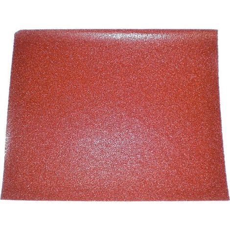 Papier-emeri 230mm x 280mm Granule A60. 1 paquet 50 pieces