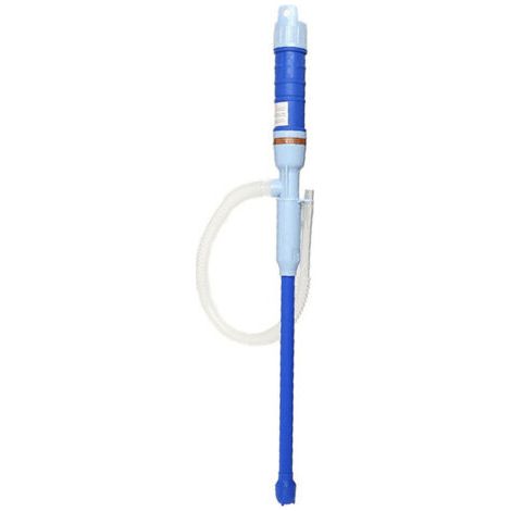 Pompe à Siphon,Pompe de Transfert de Liquide fonctionnant sur Batterie avec Tube Bendable,Pompe à Essence électrique - Pompe de transvasement de Diesel, Huile et Eau (Bleu) (1/5)