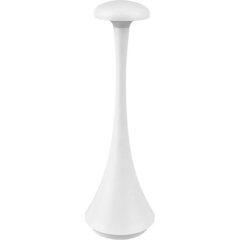 Erhältlich in Weiß. Material: Metall. Kabellose, verstellbare Schreibtischlampe mit Akku.