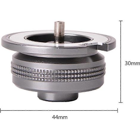 Adaptateur en alliage d'aluminium pour réchaud à gaz de camping et de randonnée, cartouche adaptatrice, convertisseur de réservoir pour brûleur à gaz de type split