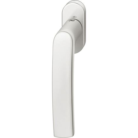 FSB Fenstergriff 34 1015 ovale Rosette 27 x 62, Aluminium silber eloxiert (1/4)