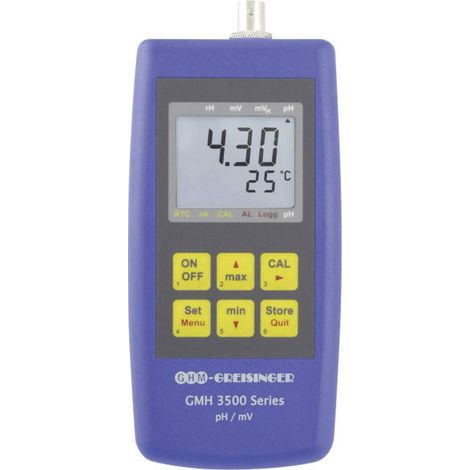 Greisinger GMH 3531 appareil mesure pH Redox température rouge (1/2)