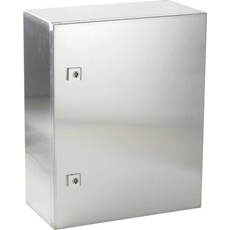 [GEBRAUCHT] B-Ware TRU COMPONENTS Schaltschrank Edelstahl TC-SS504020 IP65 lichtgrau 400x500x200mm (1/2)