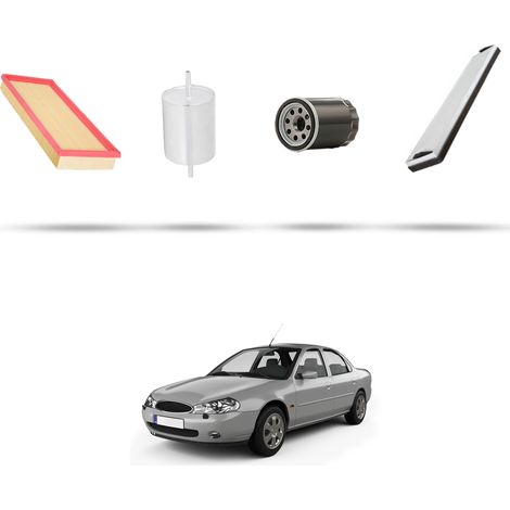 Kit tagliando 4 filtri compatibile con Ford Mondeo III 3.0 V6 150kw dal 2004 Al 2007 (1/5)