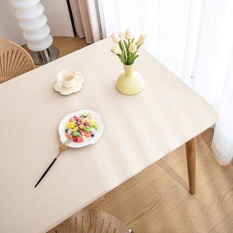 Elastische Tischdecke Rechteckig 70x120cm, Abwischbar & Wasserdicht mit Gummizug
