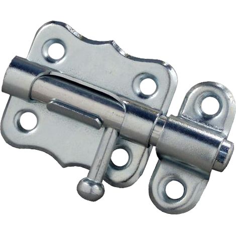 Pestillo redondo niquelado L-50 - ZAS OKR 50