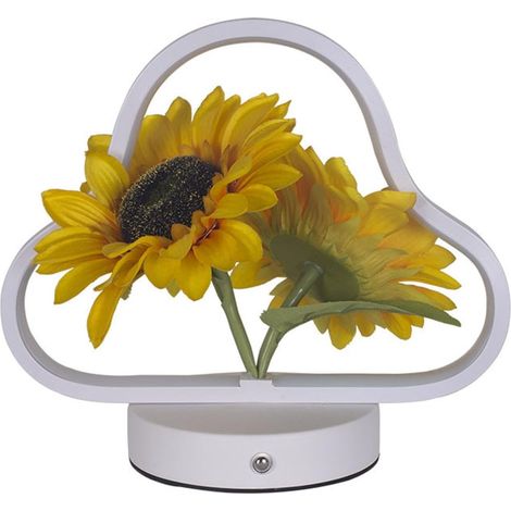Veilleuse tactile au design unique en forme de fleur, idéale (1/5)