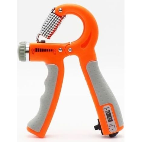 Orange - Entraîneur de préhension, entraîneur de préhension des mains, exercice de l'avant bras, entraîneur d (1/4)