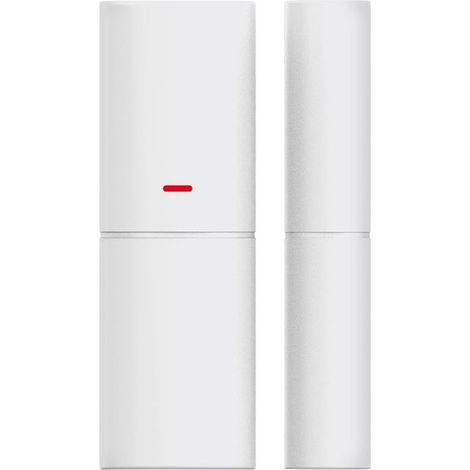 Beghelli 60050 Sensore di Apertura Wireless per Sistema Allarme DOM-E Beghelli Tecnologia LoRa Portata 300 m Batteria CR123A inclusa colore Bianco