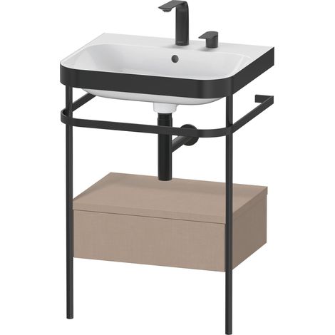 Duravit Happy D.2 Plus c-bonded Set avec console métallique et